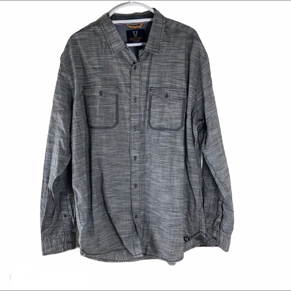 Quilted Giraffe button down shirt size 2XL